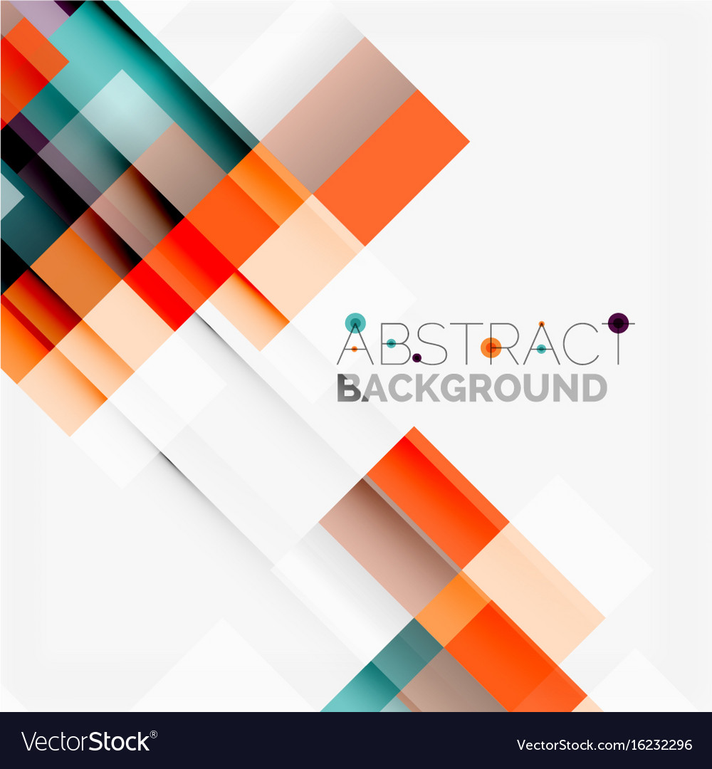 Abstract blocks template design background simple Vector Image