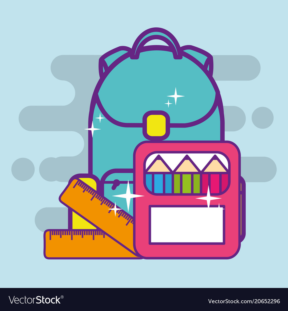 Back to school supply Royalty Free Vector Image