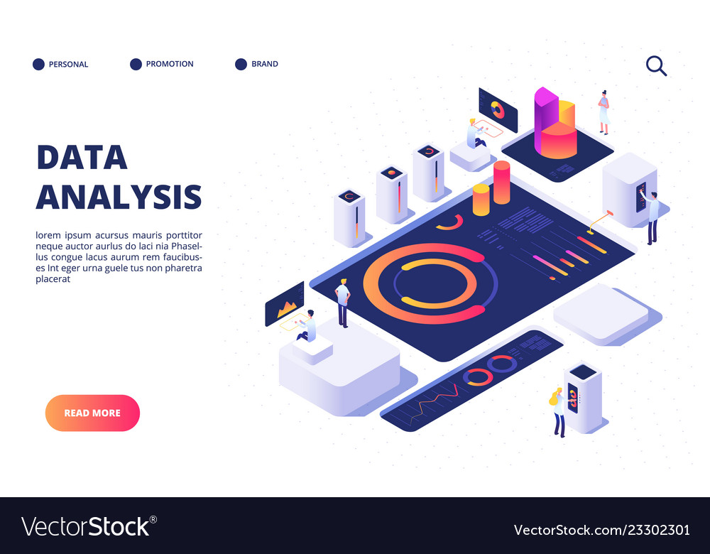 Data analysis concept business team build digital