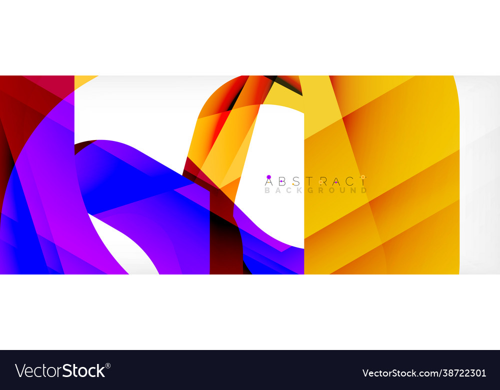 Geometric abstract background - multicolored