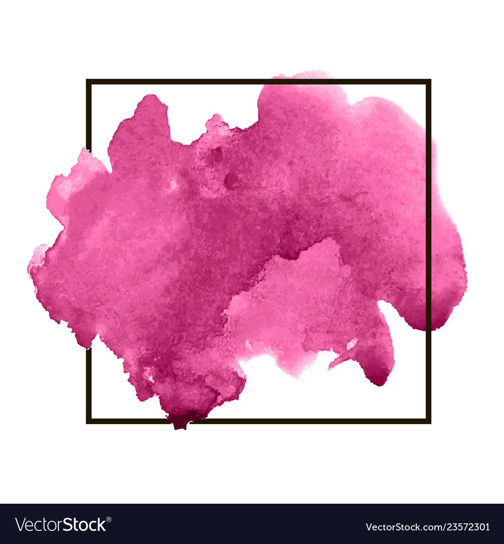 Pink Watercolor Background Royalty Free Vector Image