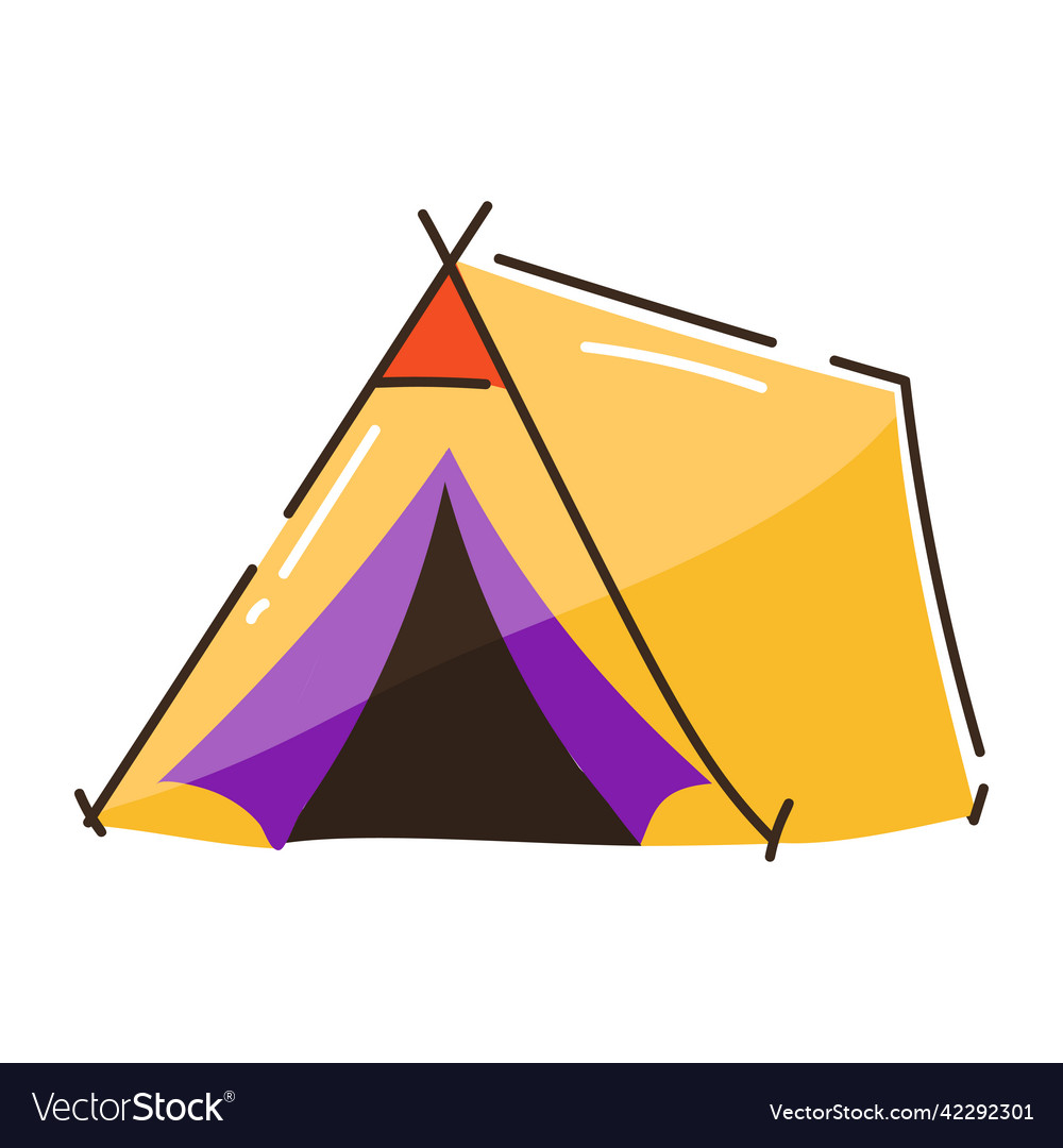 Tent Royalty Free Vector Image - VectorStock