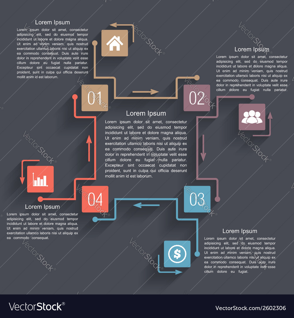 Diagram template Royalty Free Vector Image - VectorStock