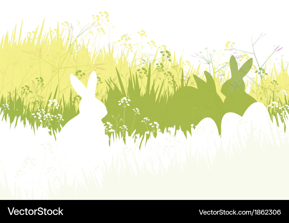 Spring easter background Royalty Free Vector Image