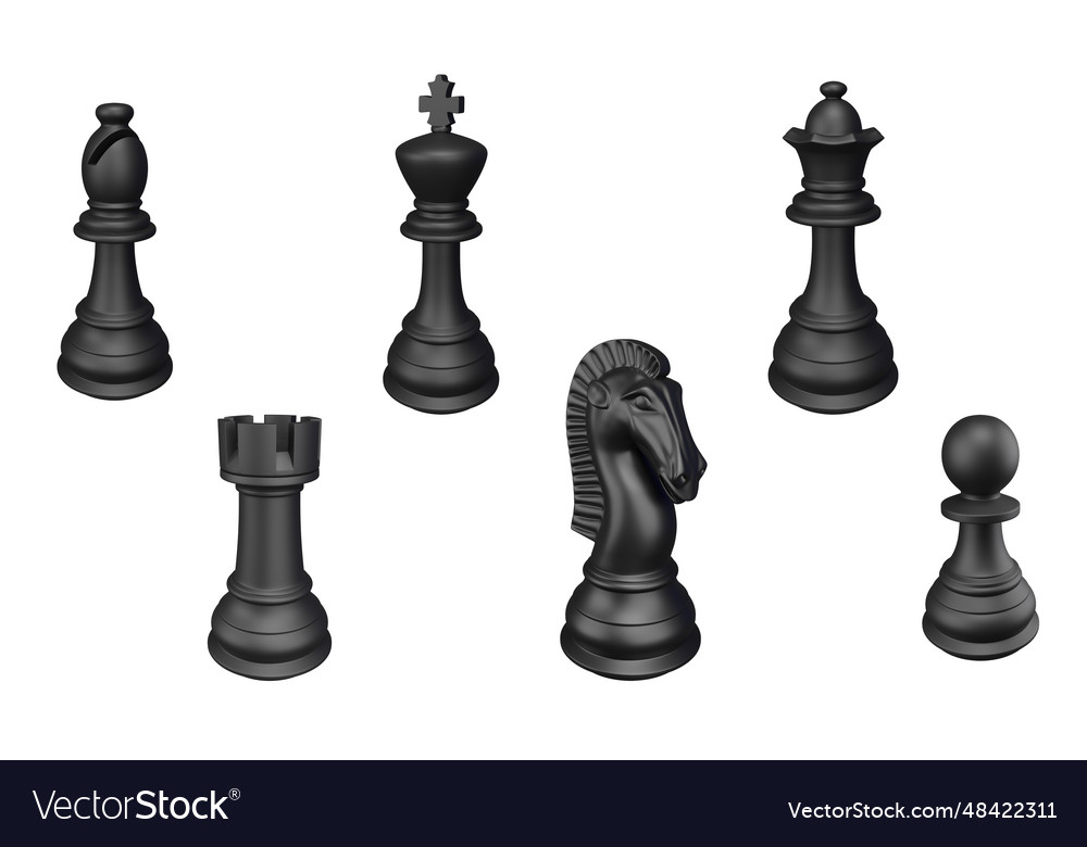 Black queen chess piece design element