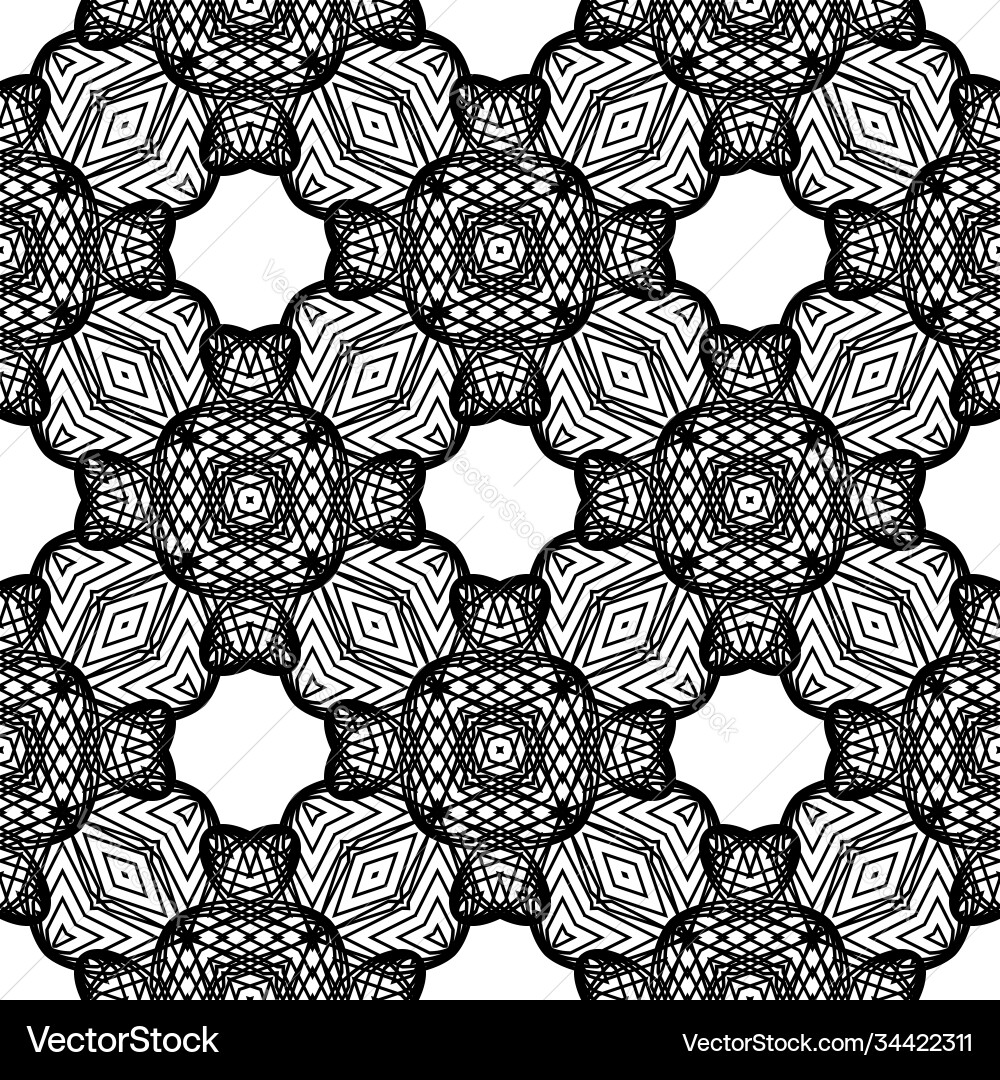 Design seamless decorative pattern Royalty Free Vector Image