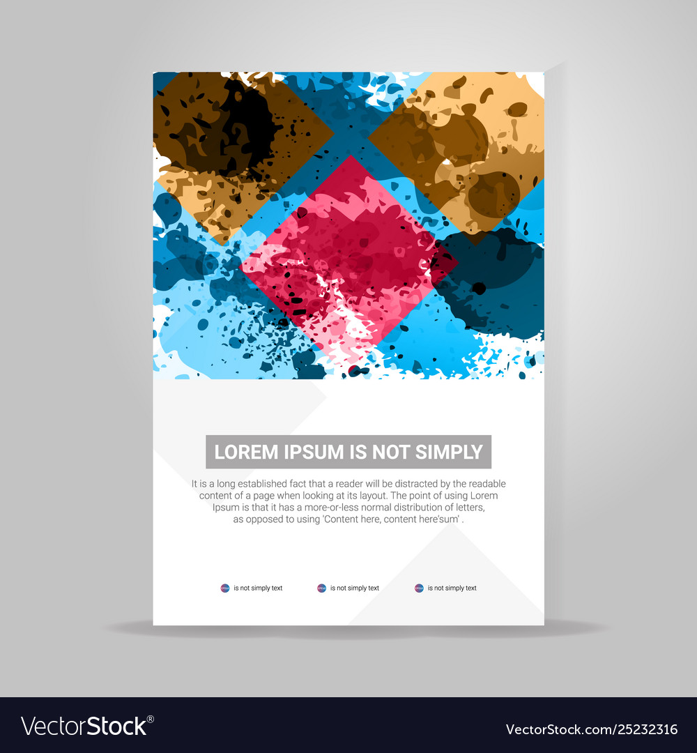 Banner Color Concept Geometric Design Royalty Free Vector