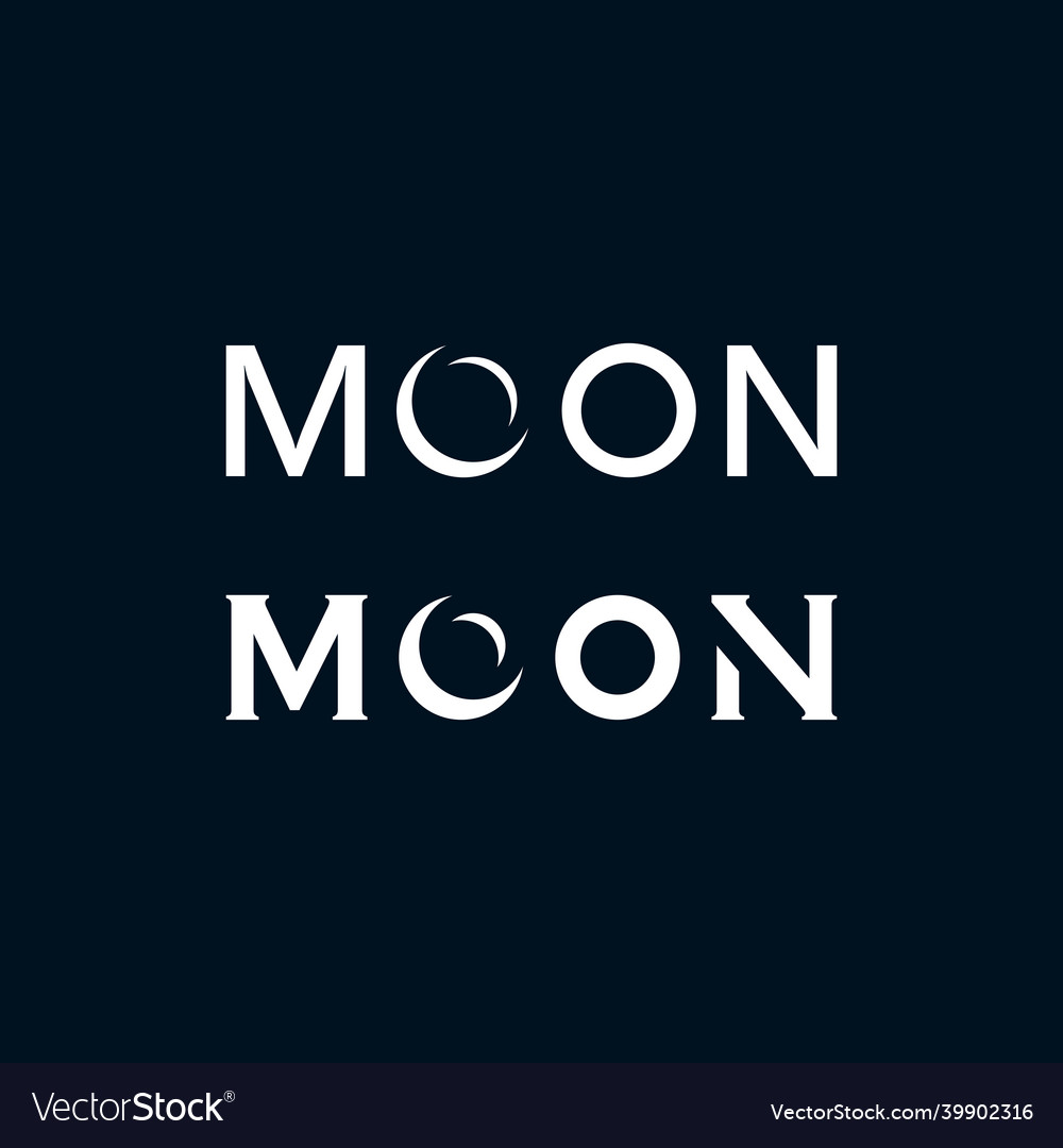 Moon icon design Royalty Free Vector Image - VectorStock