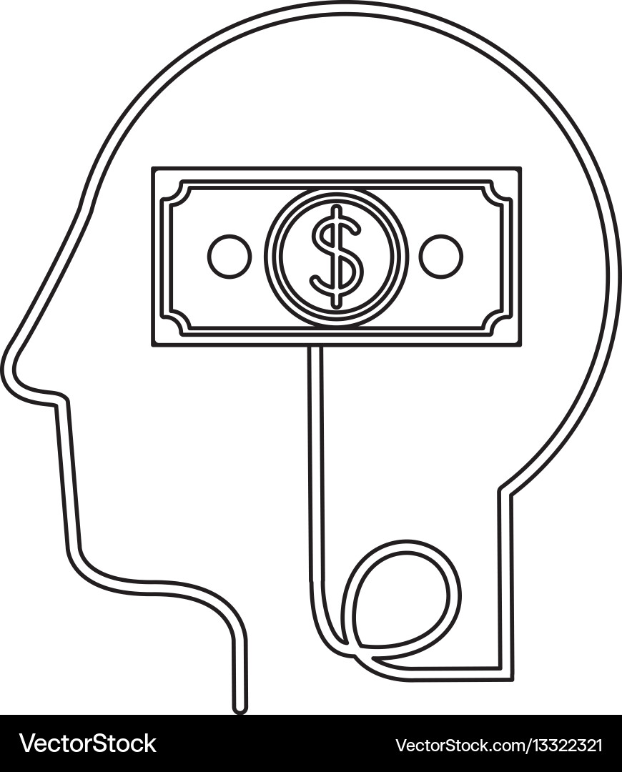 Brain hosting data icon stock Royalty Free Vector Image