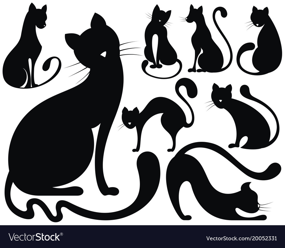 Cats collection Royalty Free Vector Image - VectorStock