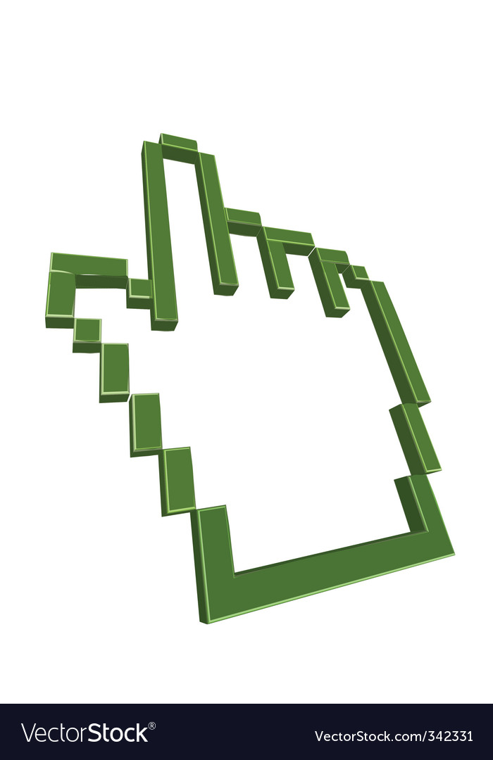 Computer cursor Royalty Free Vector Image - VectorStock