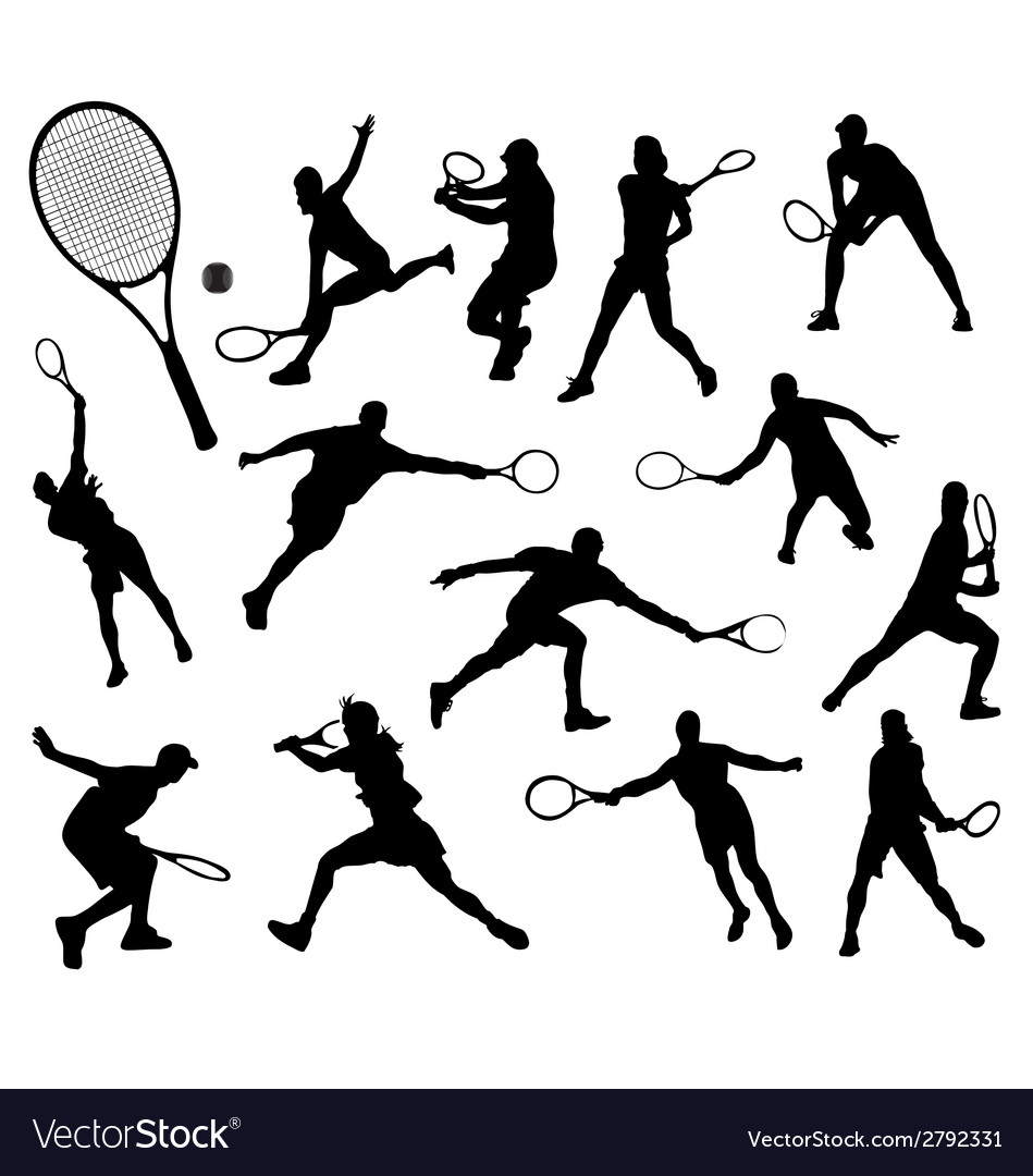 Tennis 7 Royalty Free Vector Image - VectorStock