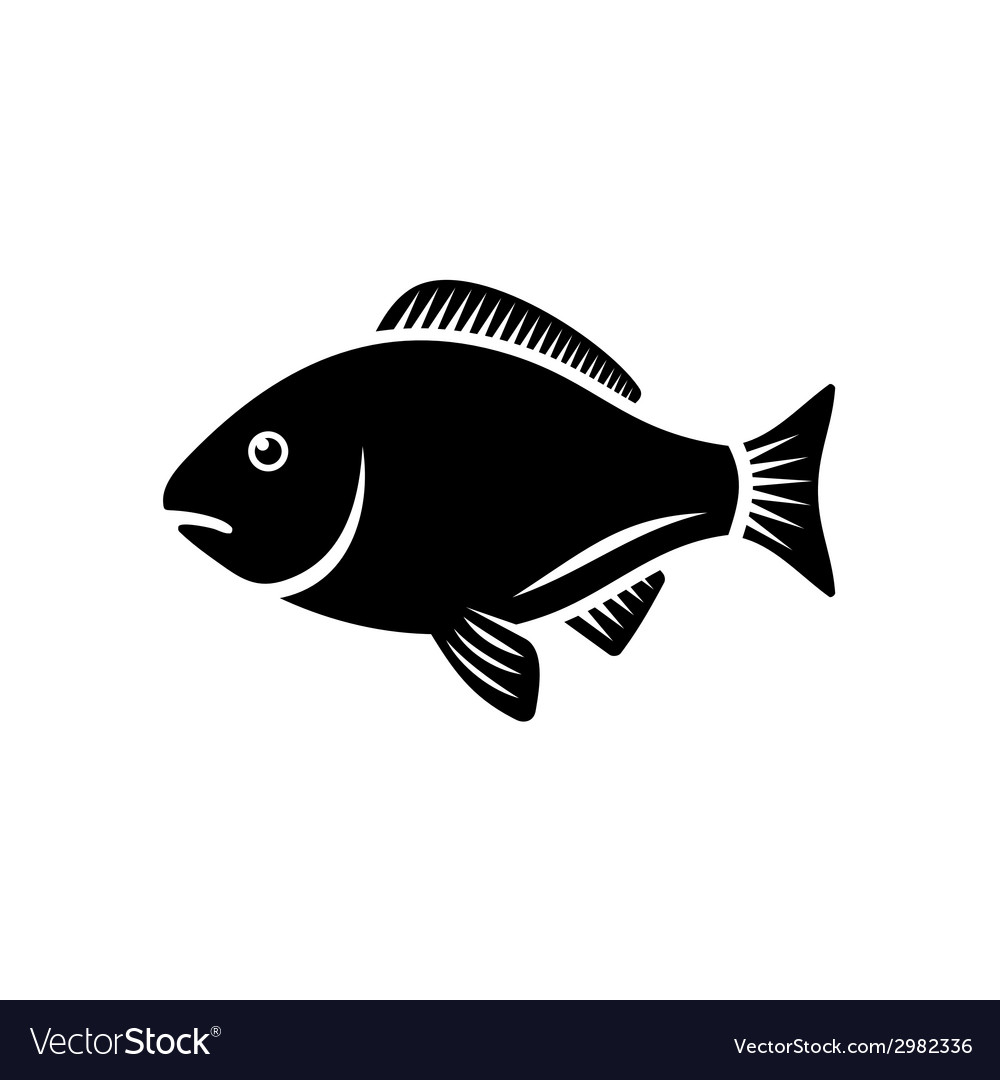 Download Fish Icon Royalty Free Vector Image - VectorStock