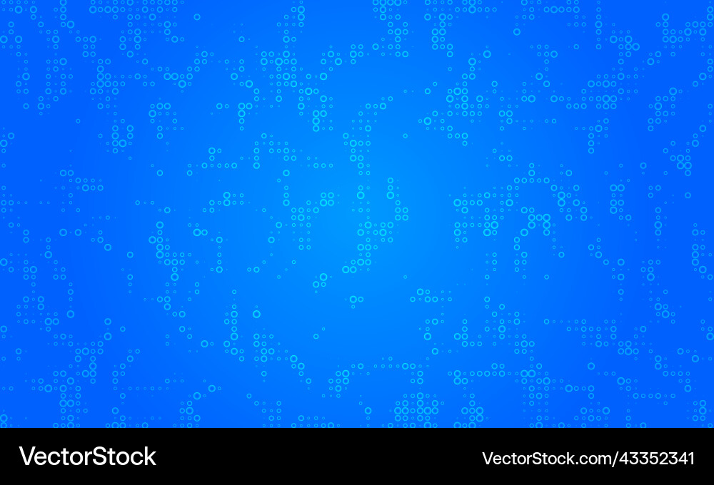 Blue background with bubbles Royalty Free Vector Image