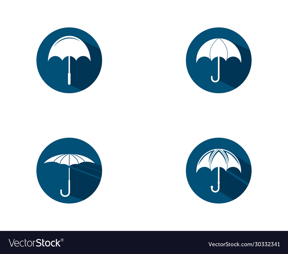 Umbrella symbol icon Royalty Free Vector Image