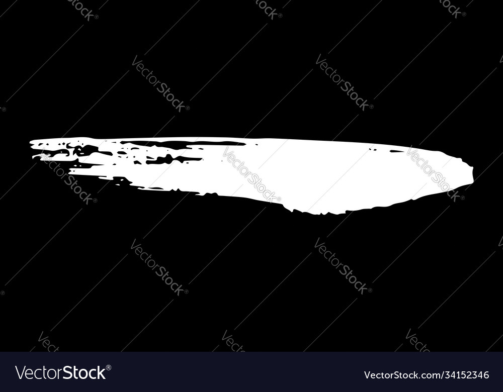 Artistic paint stroke Royalty Free Vector Image