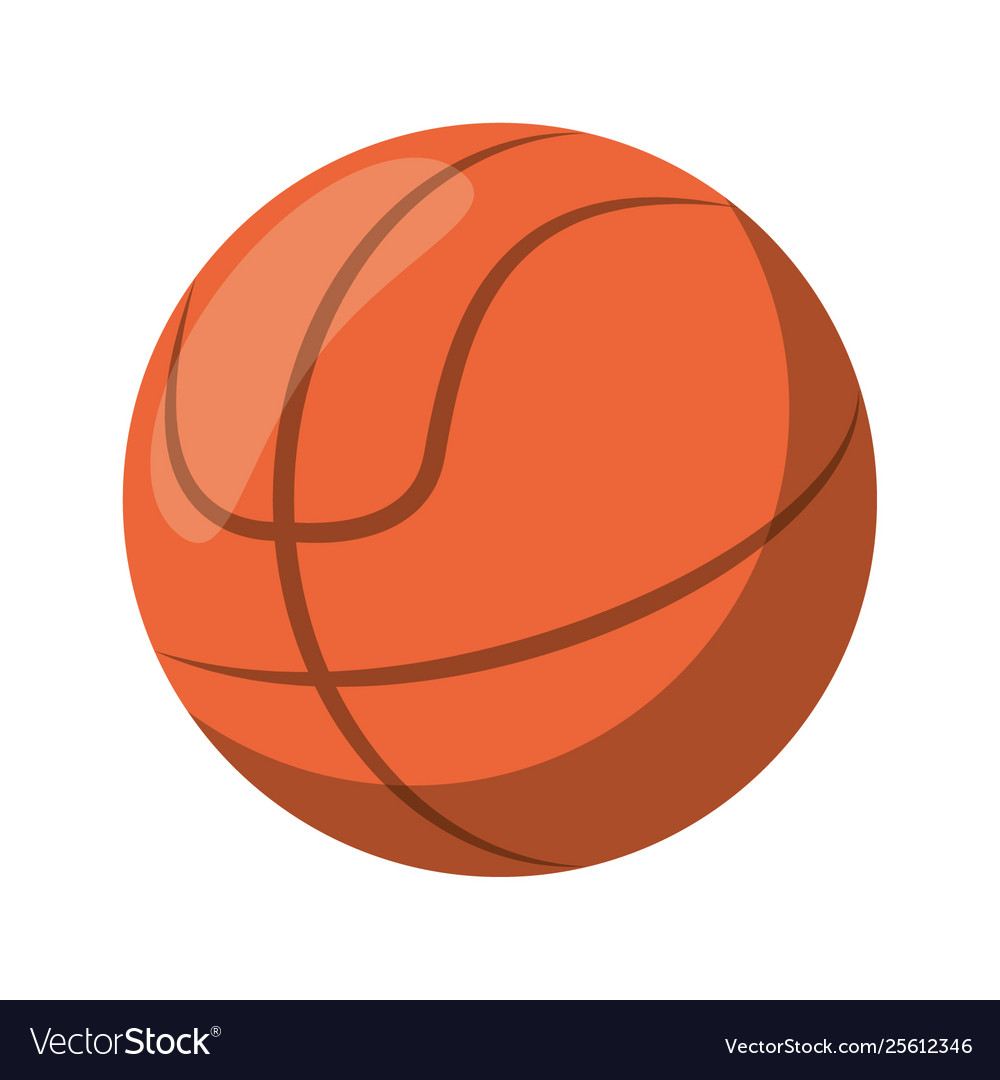 Basketball ball sport cartoon Royalty Free Vector Image