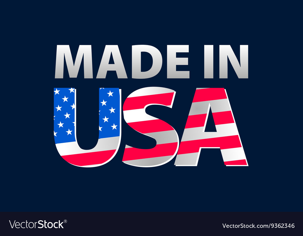 Made In Usa Logo Royalty Free Vector Image - Vectorstock