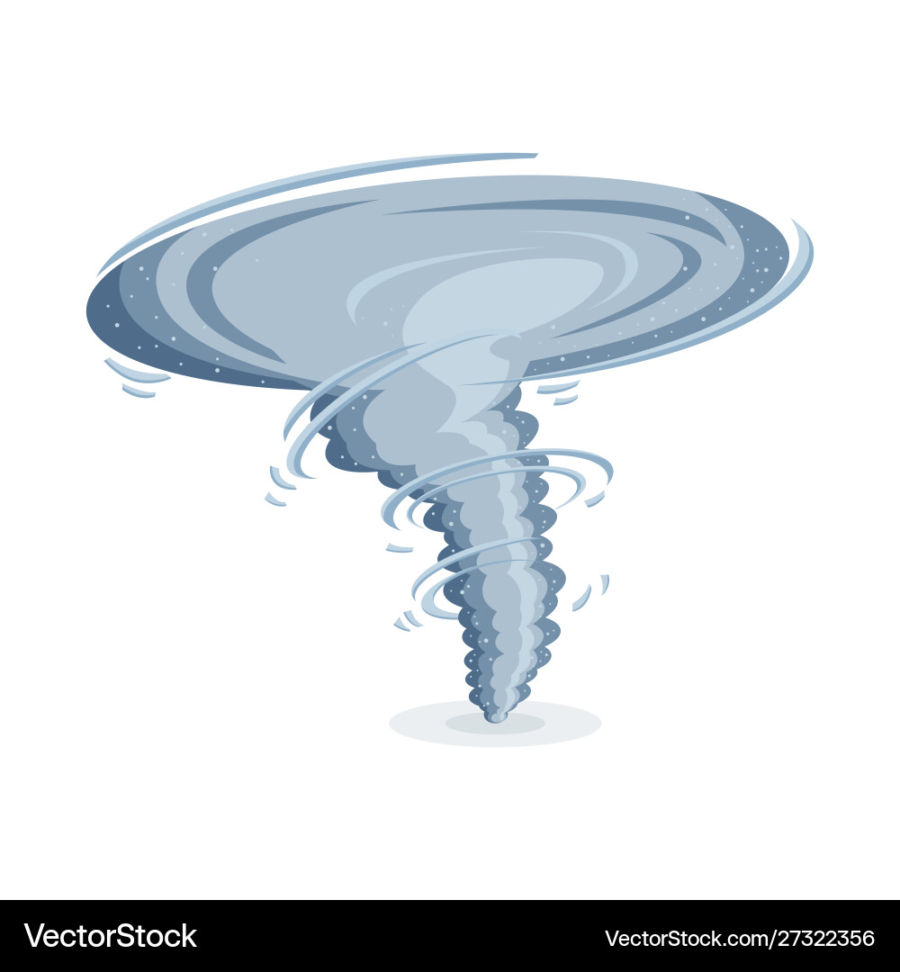 Isolated object tornado and wind logo web Vector Image