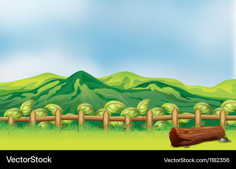 Mountain view Royalty Free Vector Image - VectorStock