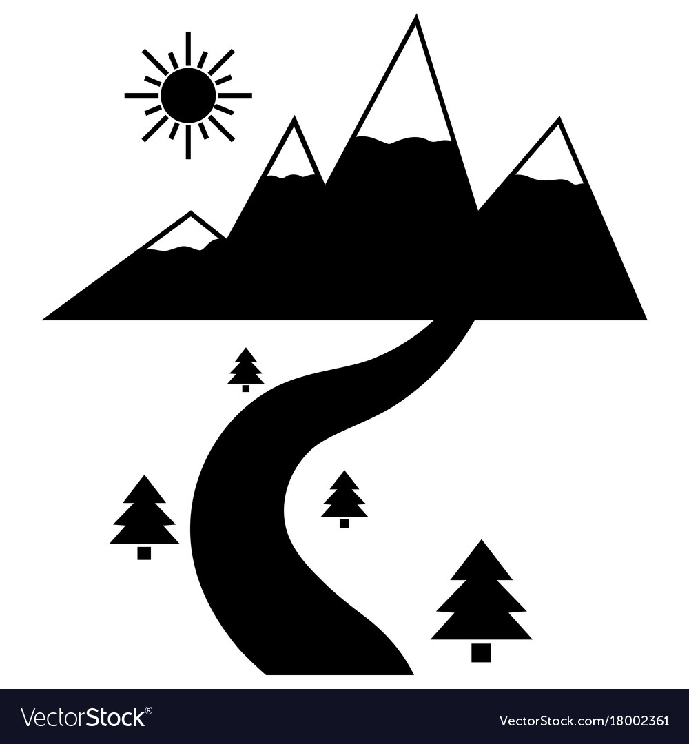 River icon Royalty Free Vector Image - VectorStock