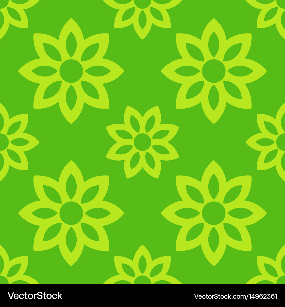 Spring flowers seamless pattern Royalty Free Vector Image