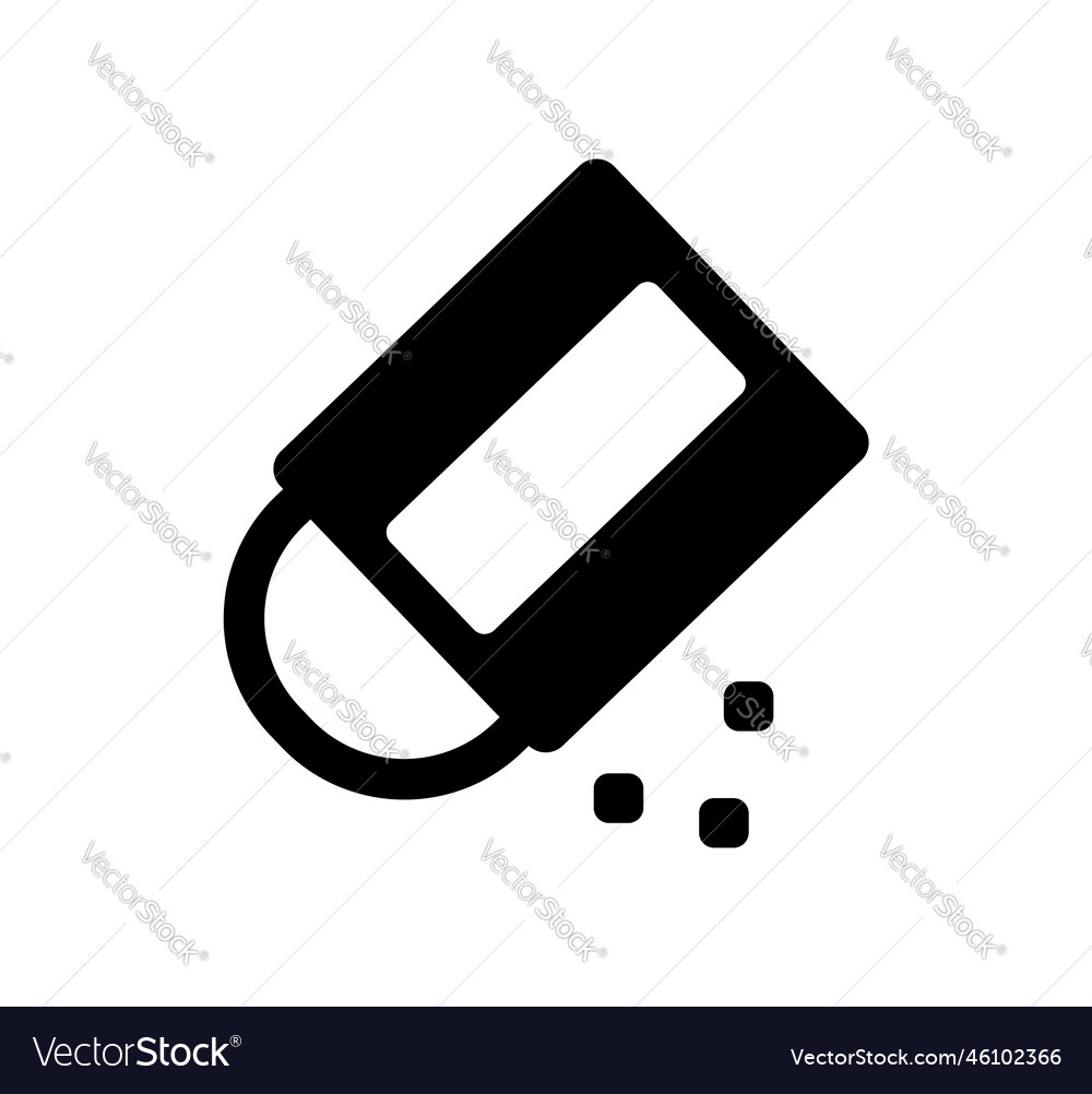 Eraser edit change delete icon Royalty Free Vector Image