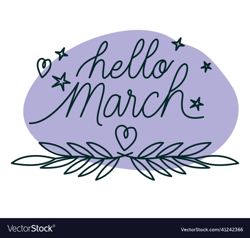 Phrase of hello march