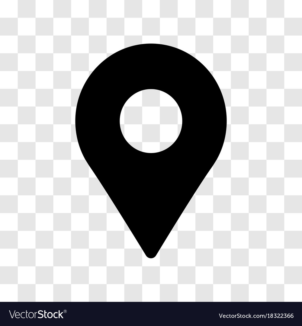 Pin location icon - iconic design Royalty Free Vector Image