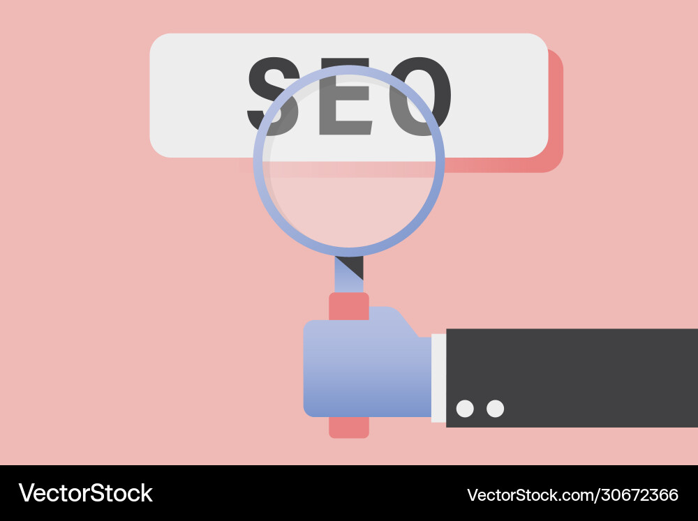 Search engine optimization Royalty Free Vector Image
