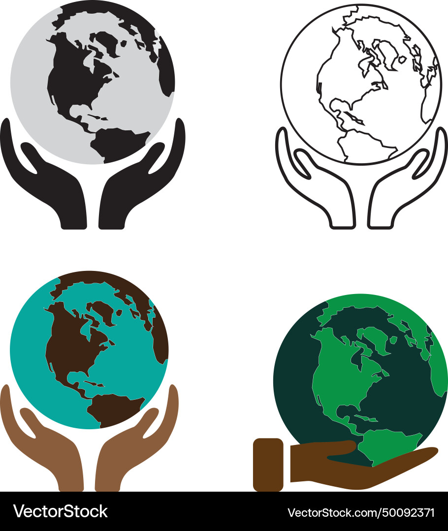 Globe logo Royalty Free Vector Image - VectorStock