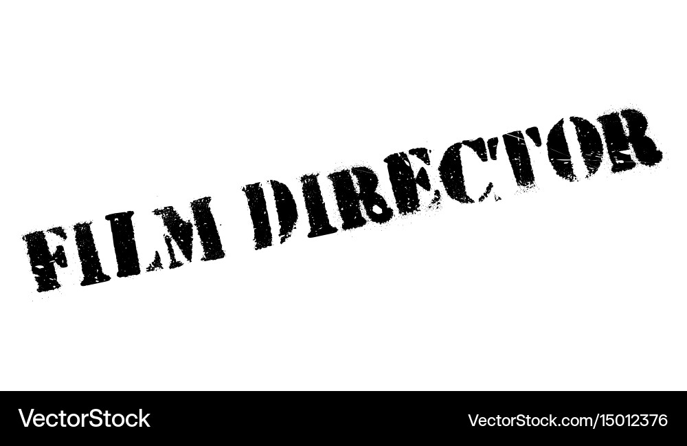 Film director rubber stamp Royalty Free Vector Image
