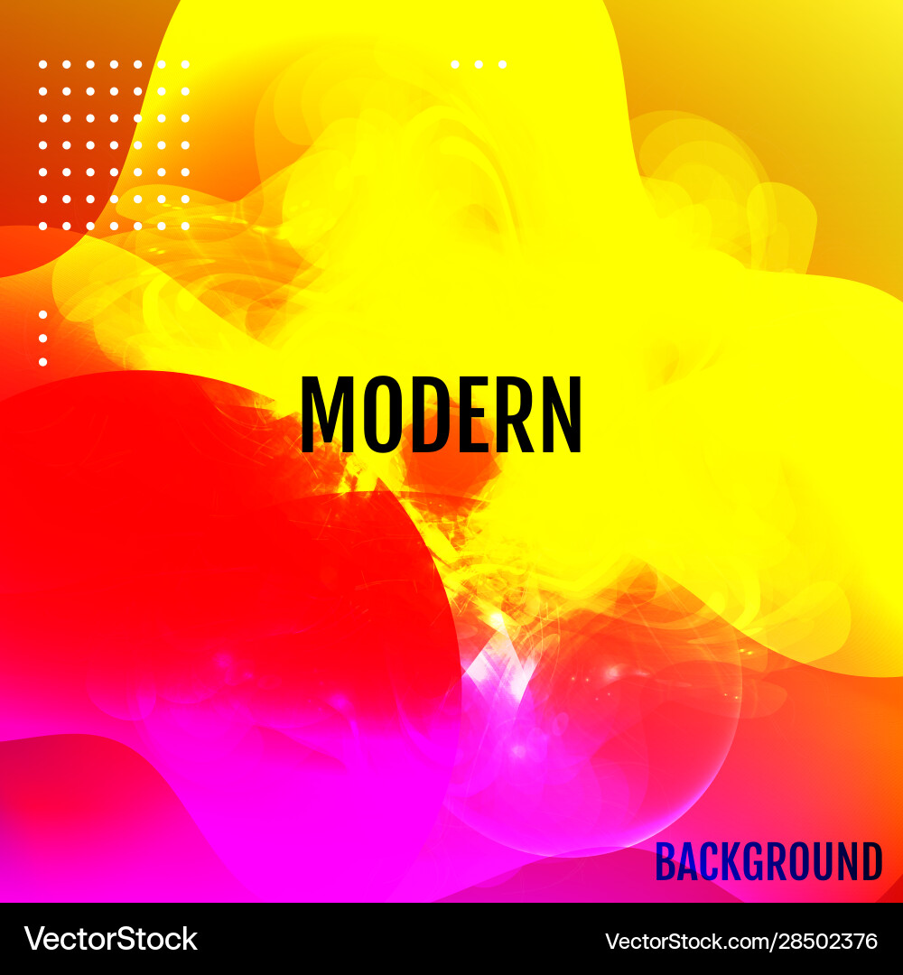 Modern colored abstract background gradient mesh Vector Image