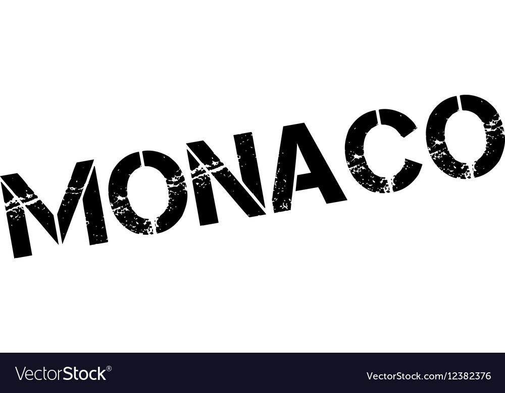 Monaco rubber stamp