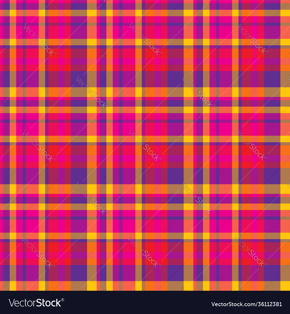 Plaid seamless pattern background textile Vector Image