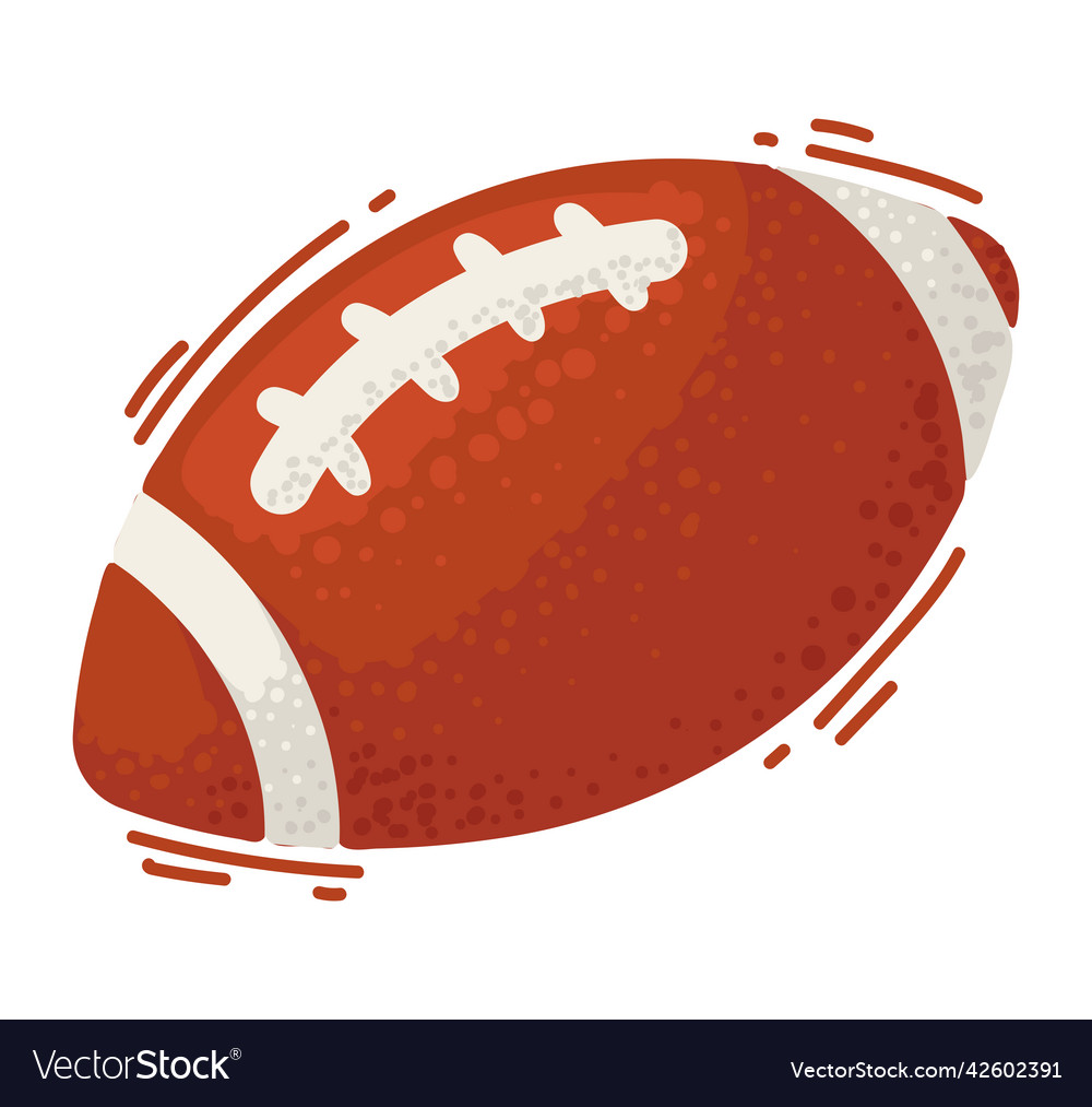 American football balloon sport Royalty Free Vector Image