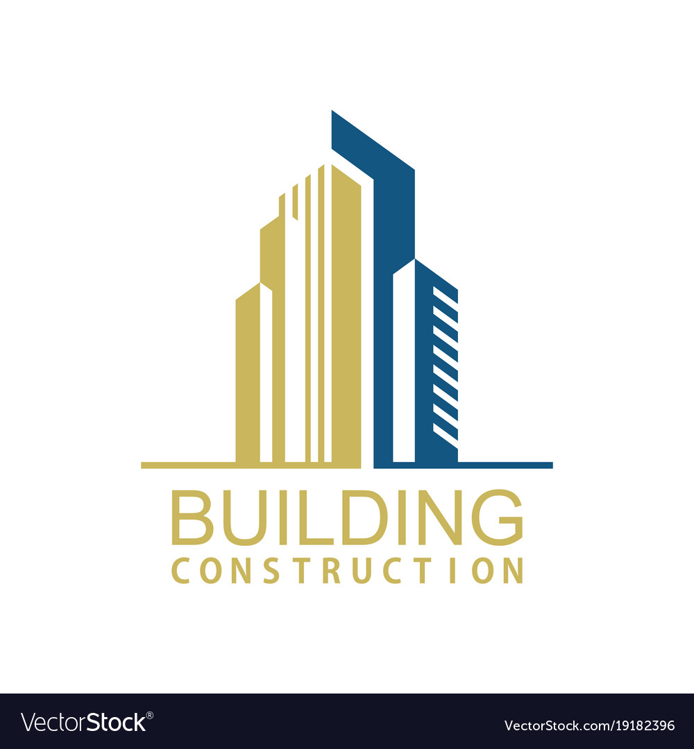 construction building logo