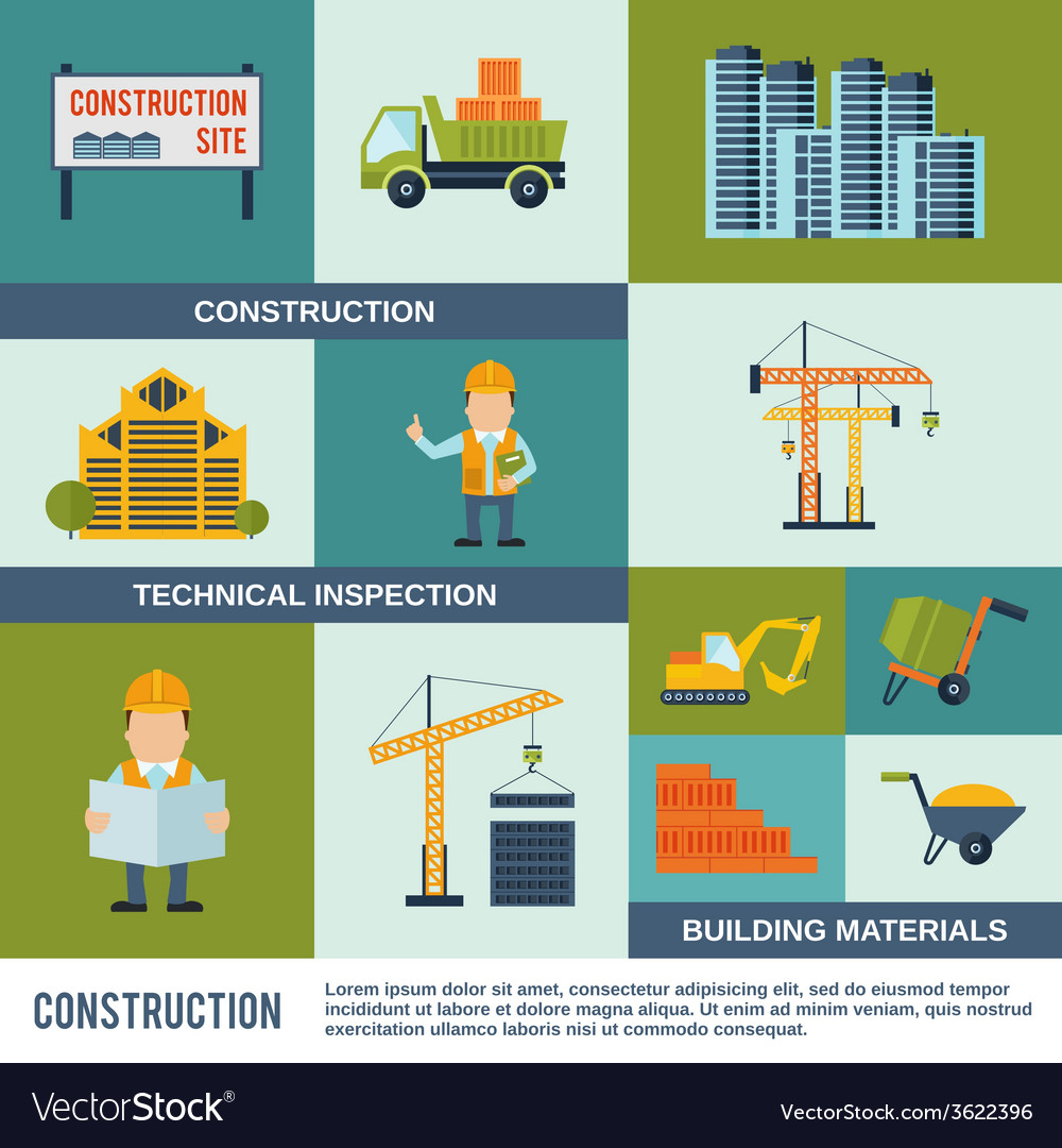 Construction Icons Set Royalty Free Vector Image