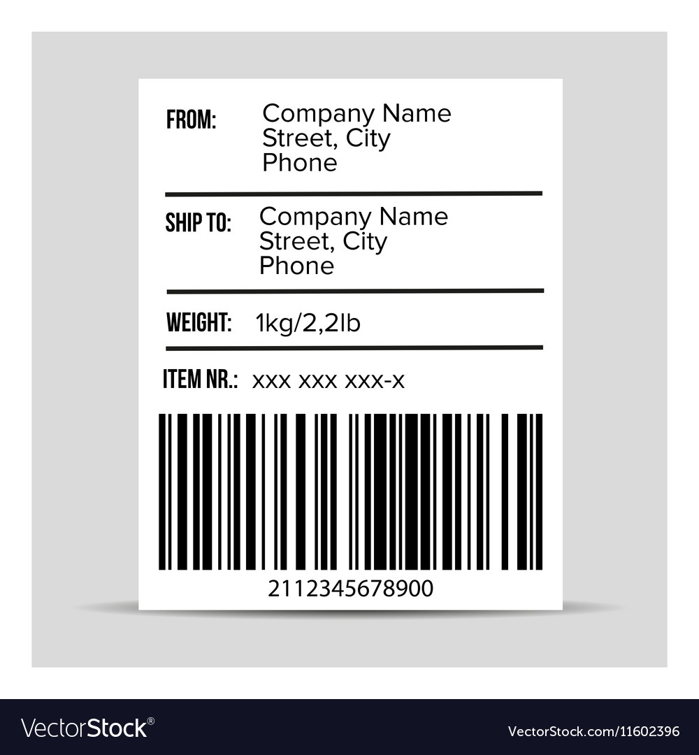 barcode label