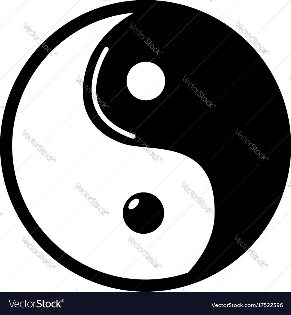 yin-yang-symbol-taoism-icon-simple-style-vector-image