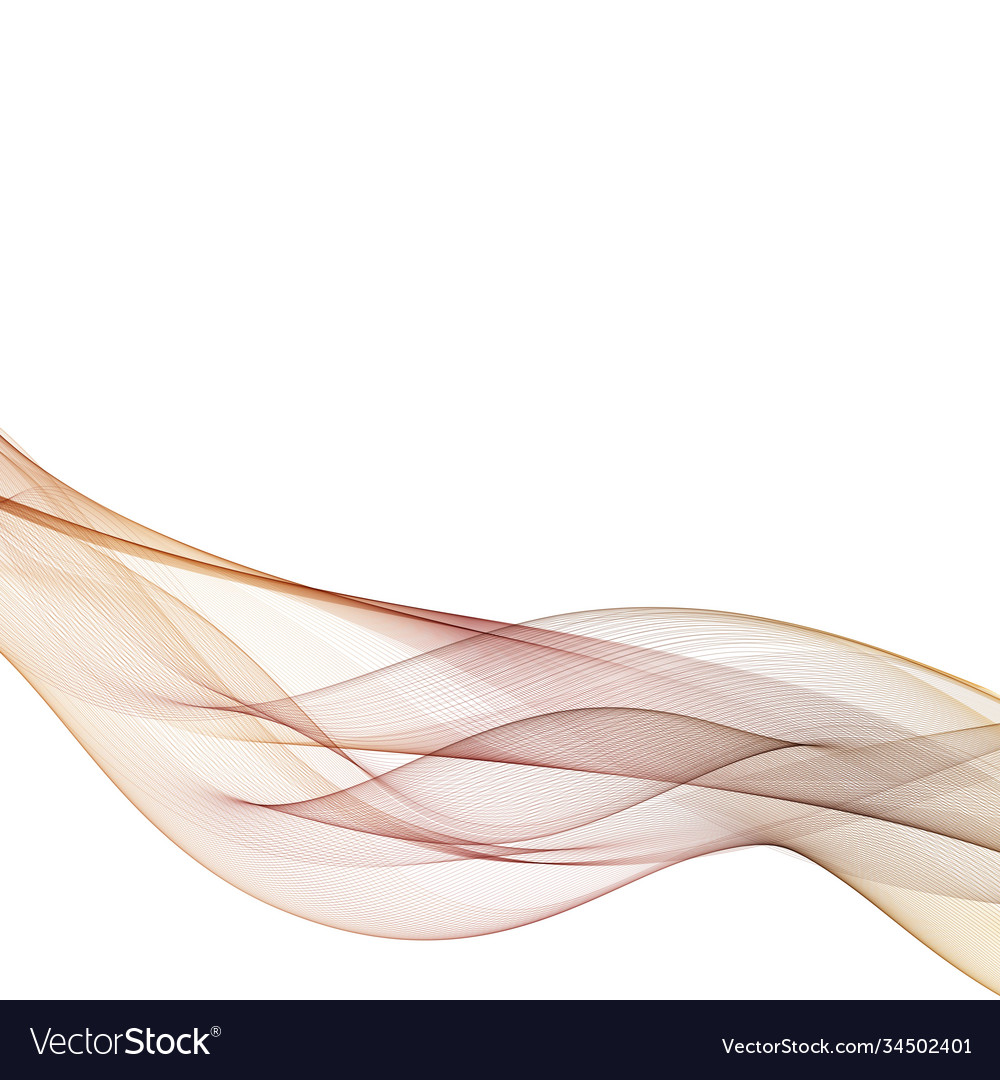 Brown wave abstract Royalty Free Vector Image - VectorStock