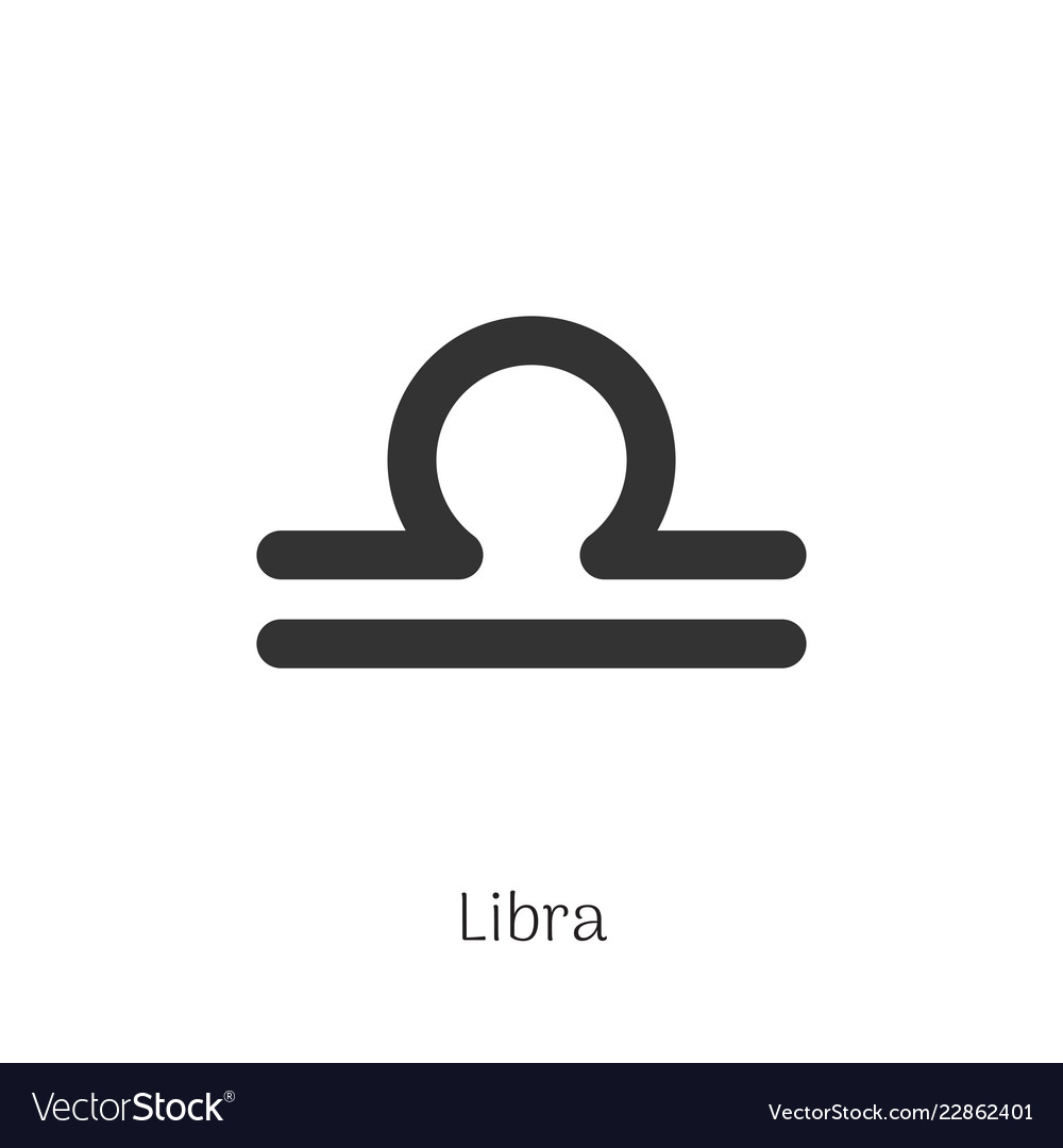 Zodiac sign Libra Stock Vector by ©ElenaBesedina 85630966