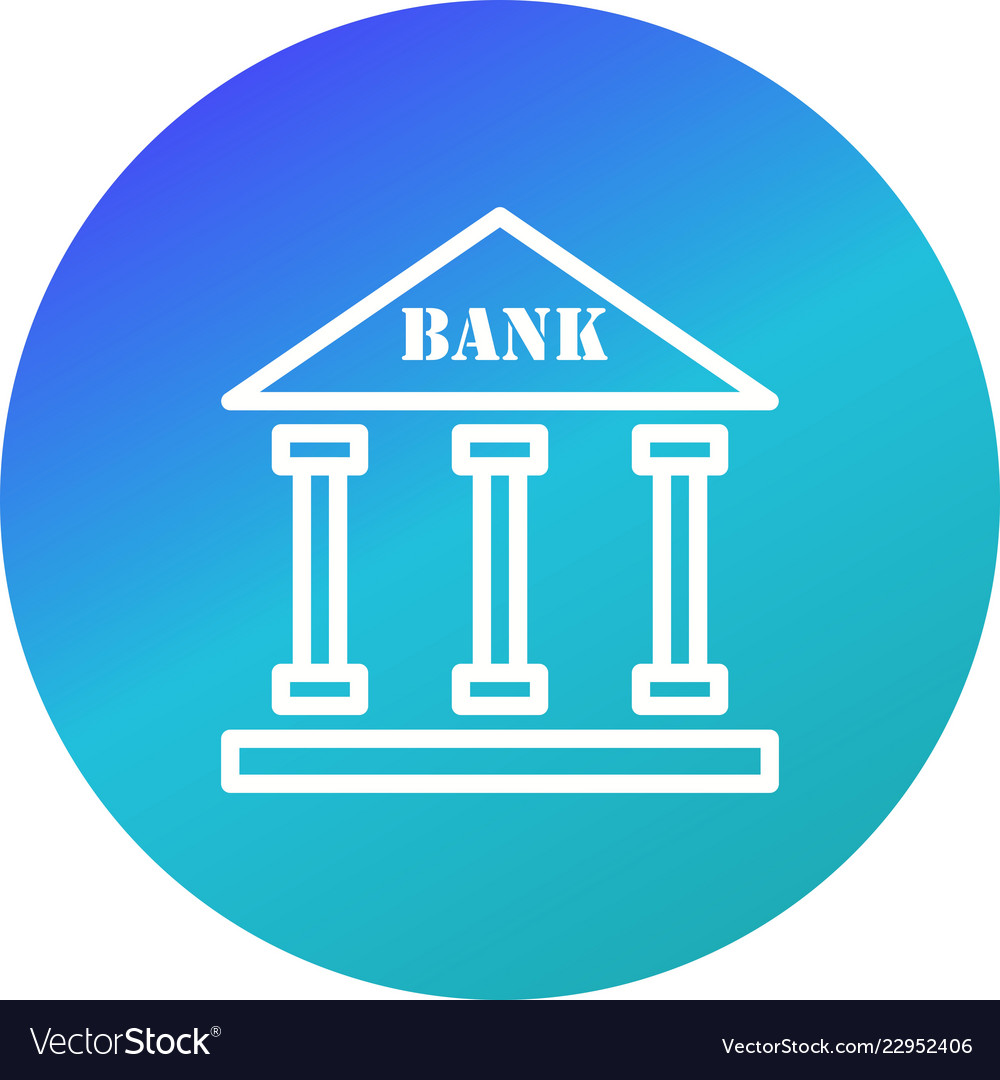 Bank icon Royalty Free Vector Image - VectorStock