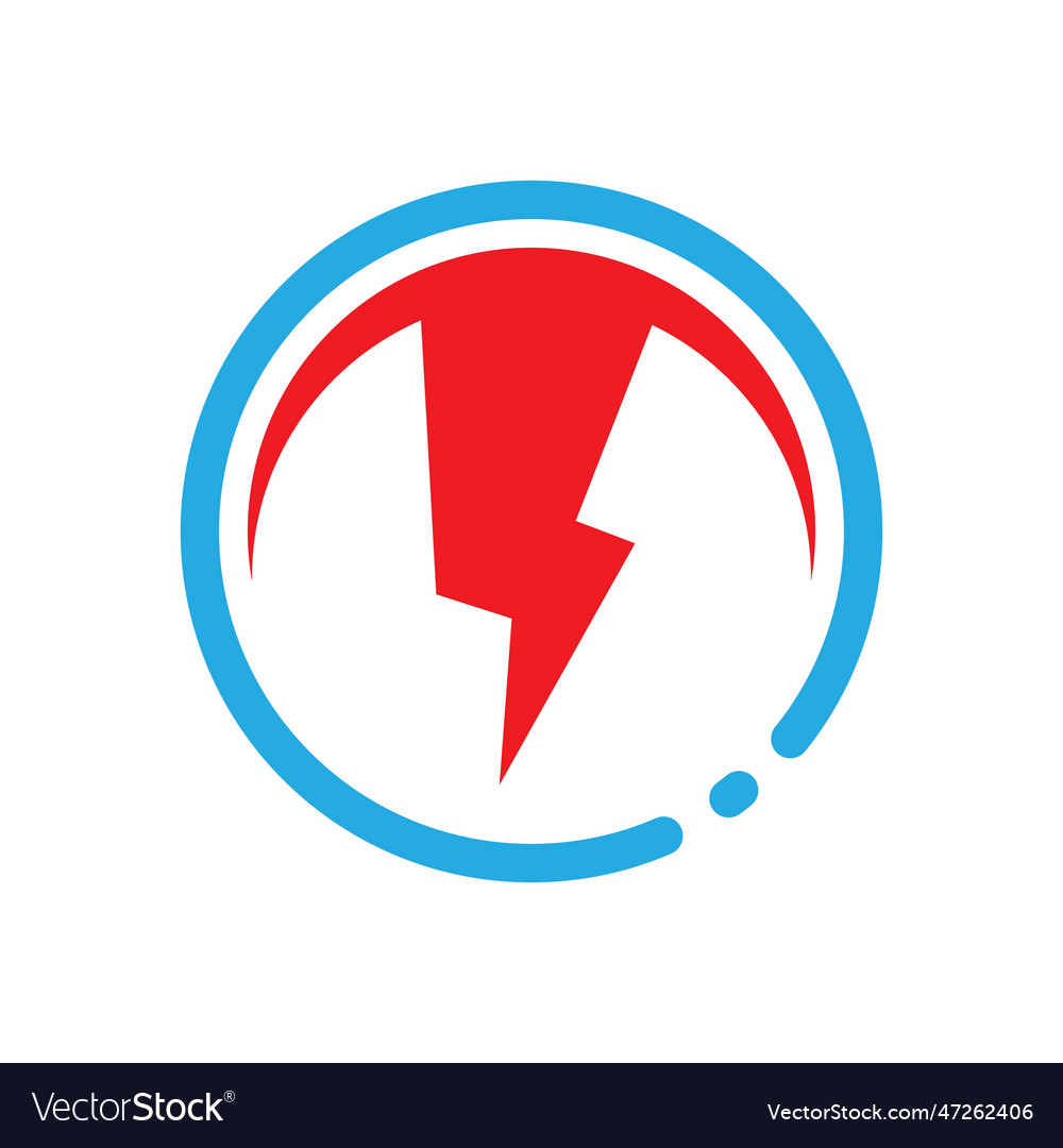 Lightning logo images Royalty Free Vector Image