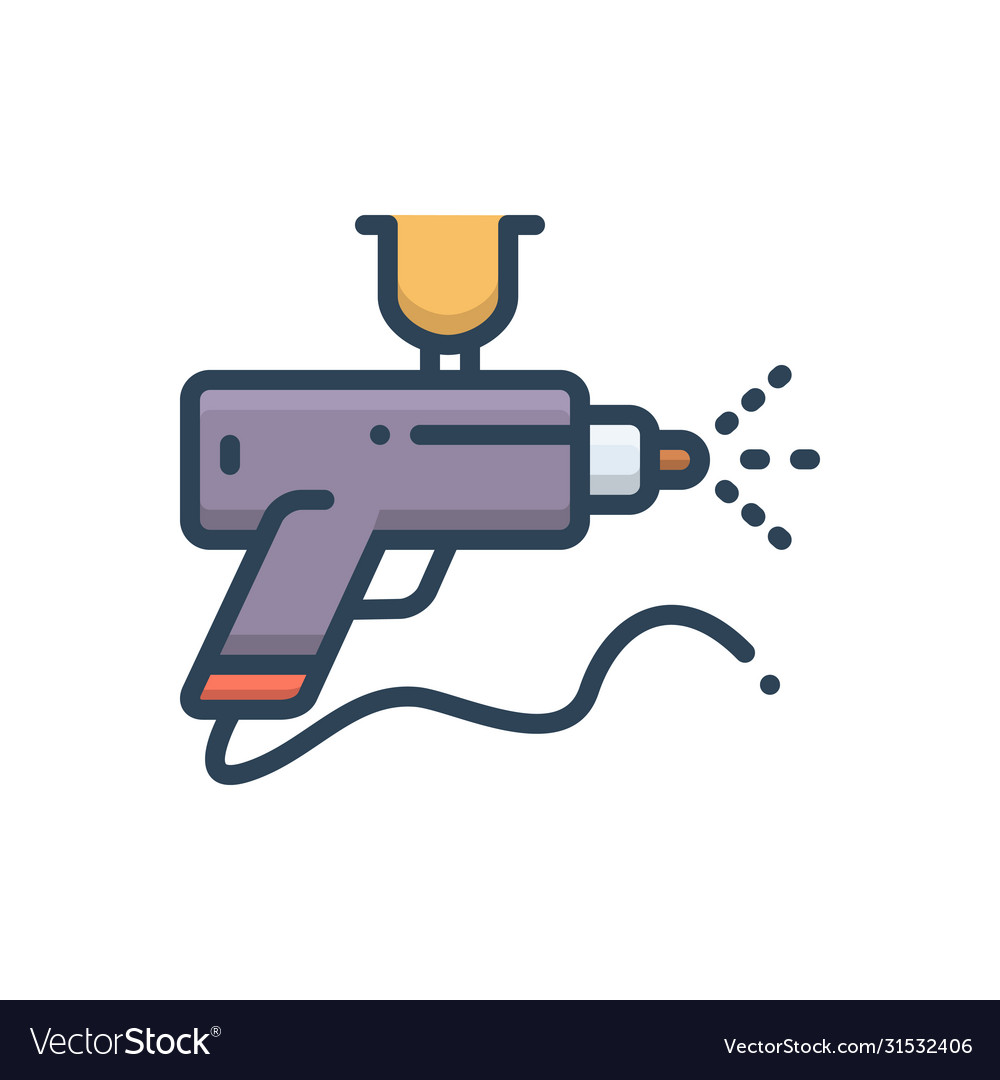 Spray gun Royalty Free Vector Image - VectorStock