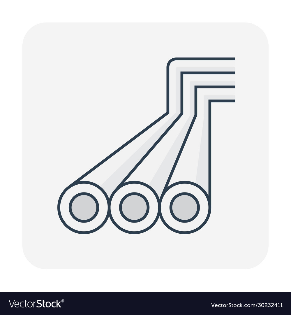 Pipeline construction icon Royalty Free Vector Image