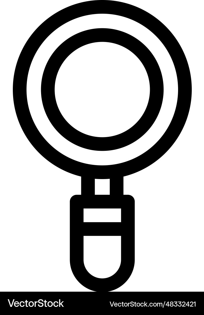 Find icon Royalty Free Vector Image - VectorStock