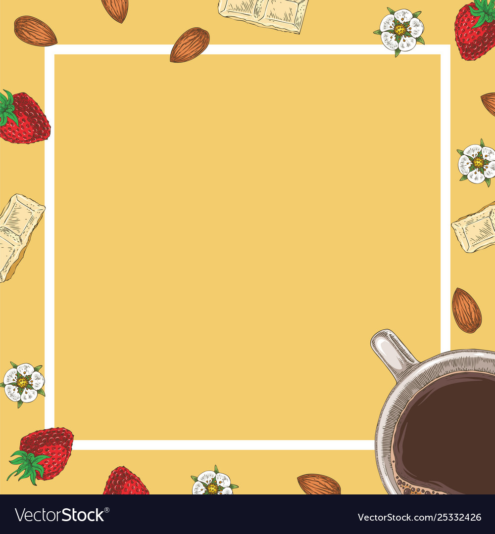 blank cafe menu template