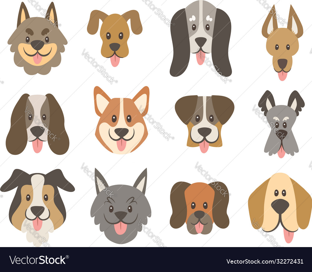 Dog avatar collection