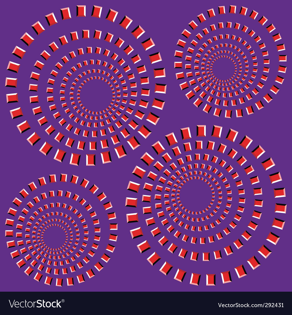 Eccentric rotating circle Royalty Free Vector Image